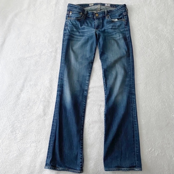 AG Low Rise Bootcut Dark Wash Jeans - Picture 2 of 15